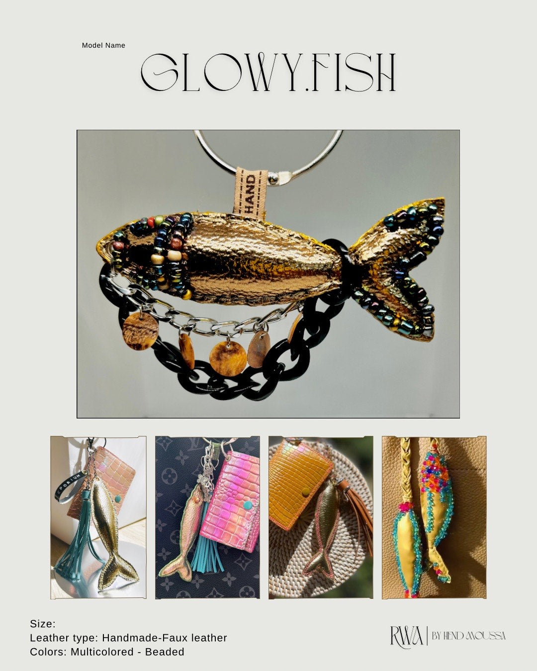 GLOWY FISH - BAG CHARM